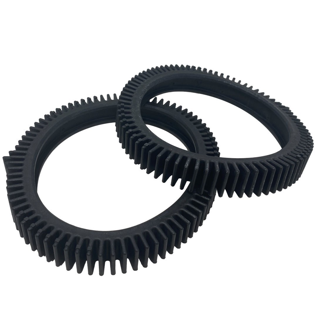 Hayward Poolvergnuegen 3 Finger Hump Tire, Black (2-Pack) | 896584000-556