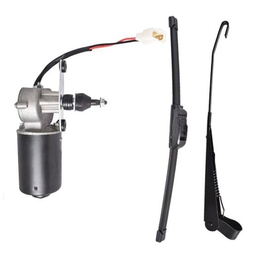 12V Electric Windshield Wiper Motor Hard Coated Kit Replacement for Polaris