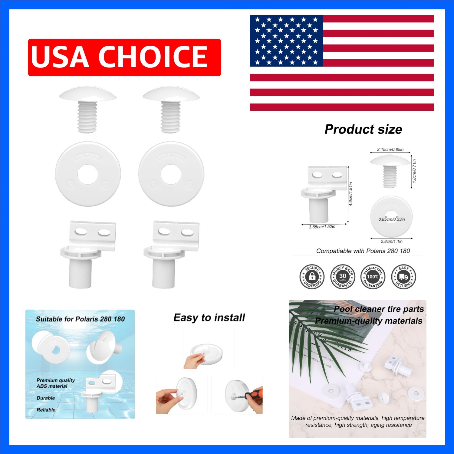 6pcs Pool Cleaner Rebuild Kit, Pool Cleaner Replacement Parts Compatible with…