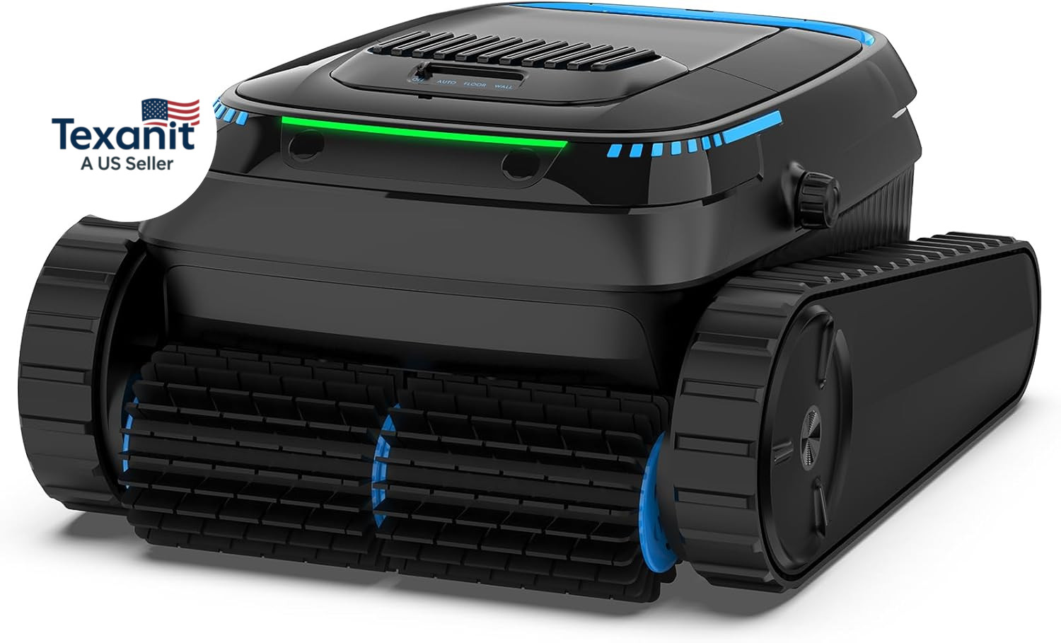 Robotic Pool Vacuum PC10, Cordless Pool Cleaner Robot for Inground & above Groun