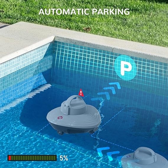 Grennix Cordless Pool Vacuum Above Ground Pool & Inground – Scratch & Dent