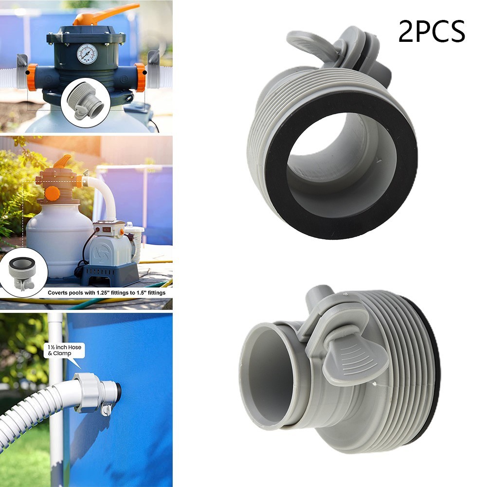 For Intex Hose Adapter B Pool 1.25in – 1.5in Pump Part Conversion Replacement