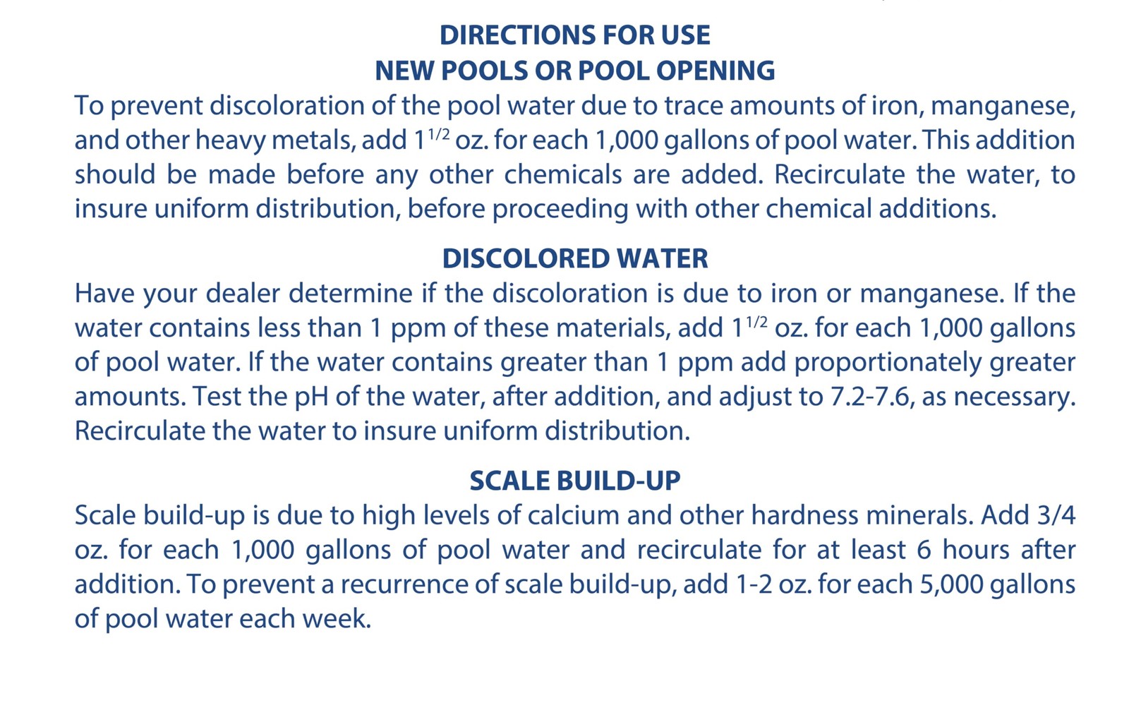 Pool Mate 1-Quart 2-Pack Premium Metal Out Stain and Mineral
