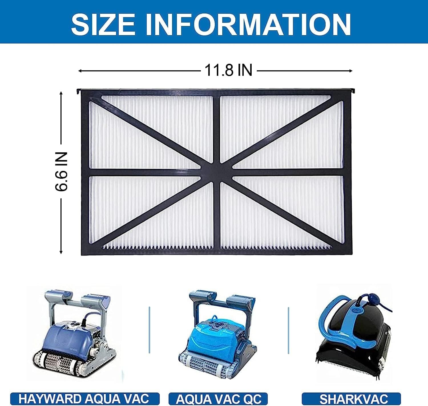 2pc Replacement Robotic Pool Cleaner Filter Cartridges Ultra Fine RCX70101PAK2