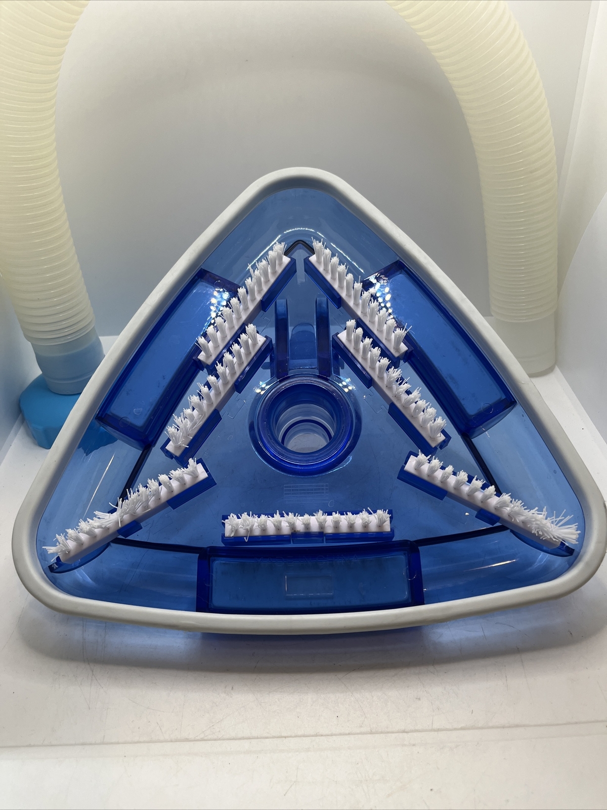 Triangle Weighted Pool & Spa Vacuum Head 11&Prime; Wide Pool Cleaning Brush Head