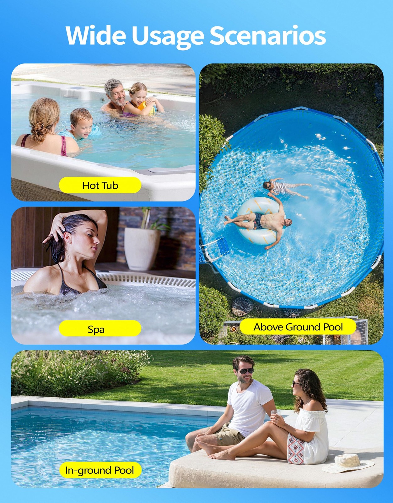 Kimpump Cordless Pool Vacuum Cleaner 4 Filter Bags Suitable For Ultra-Fine