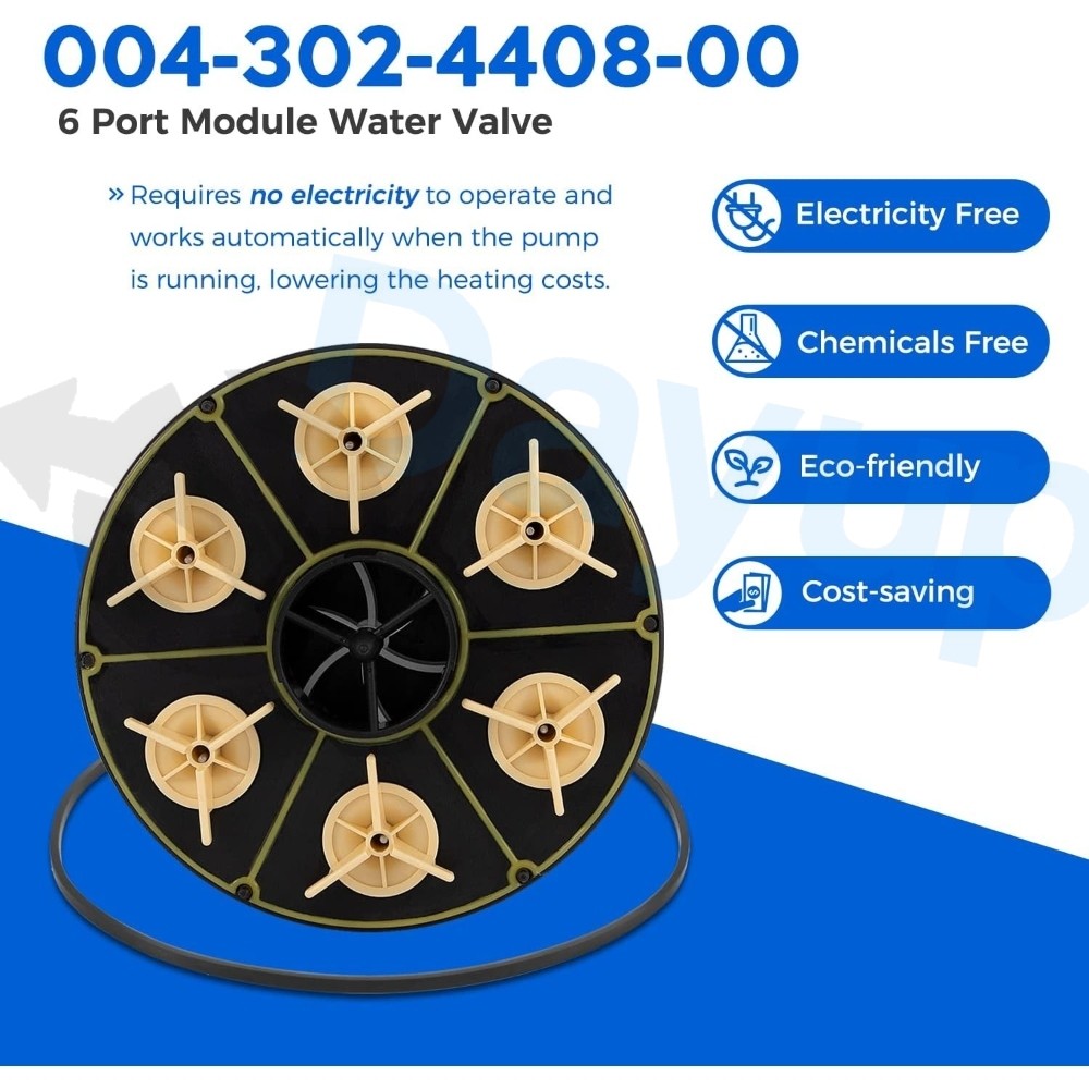 For Paramount 004-302-4408-00 In Floor Pool 6 Port Module with Valve Shell Oring