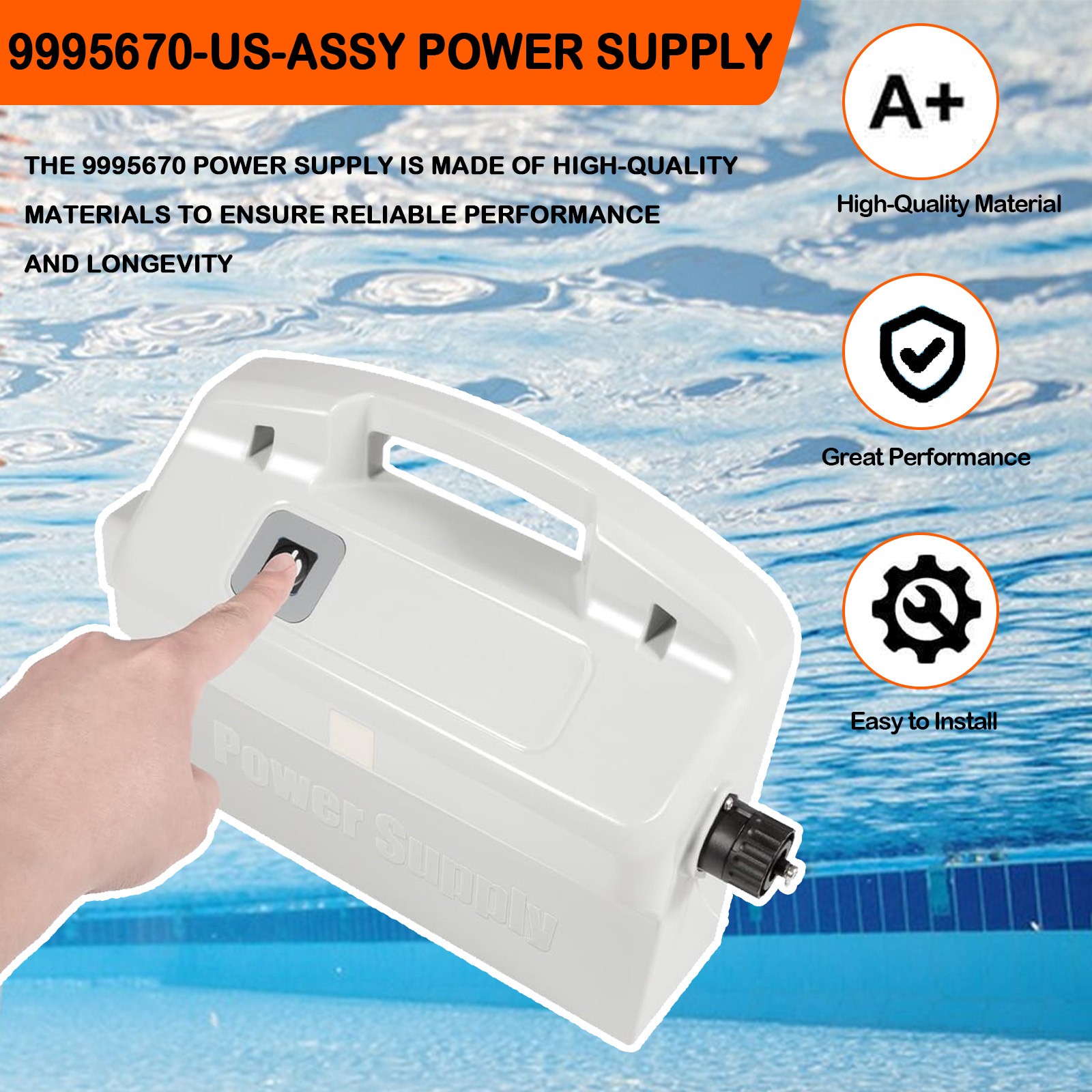 9995670-US-ASSY Power Supply for Dolphin Advantage (Old) Deluxe 3 DX5 Pool In