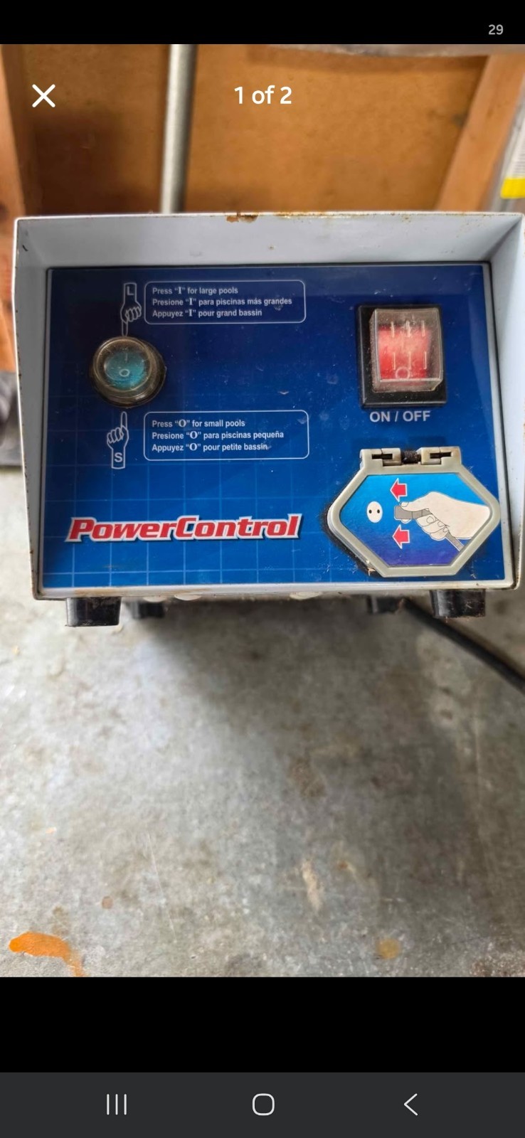 Aqua Products Power Control Unit for Pool Cleaner SP12023048 Model 7176DC2
