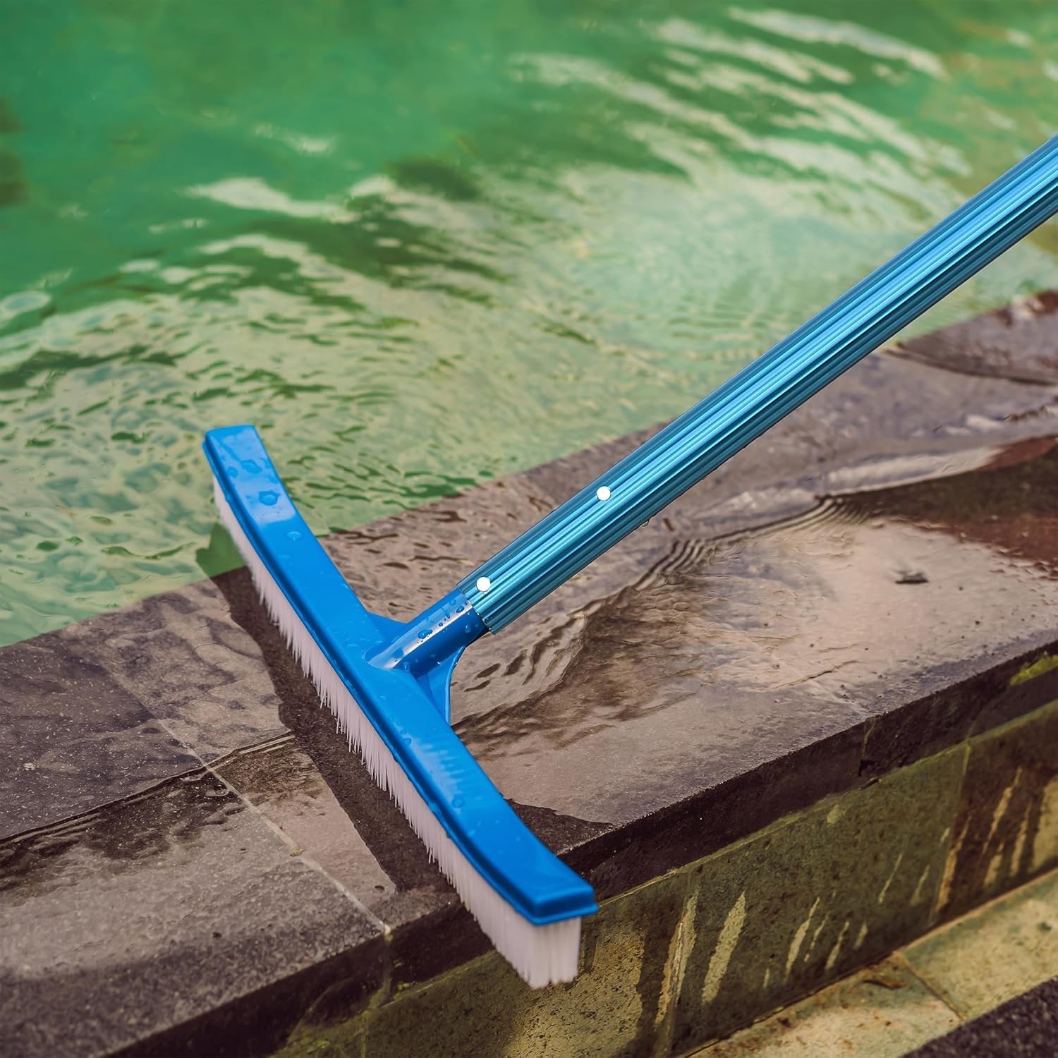 Versatile 12Ft Pool Cleaning Pole – Durable Aluminum with Easy Attachment System