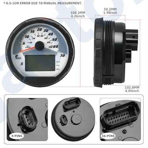 3280431 ATV Speedometer Gauge Cluster Assembly Compatible with Polaris