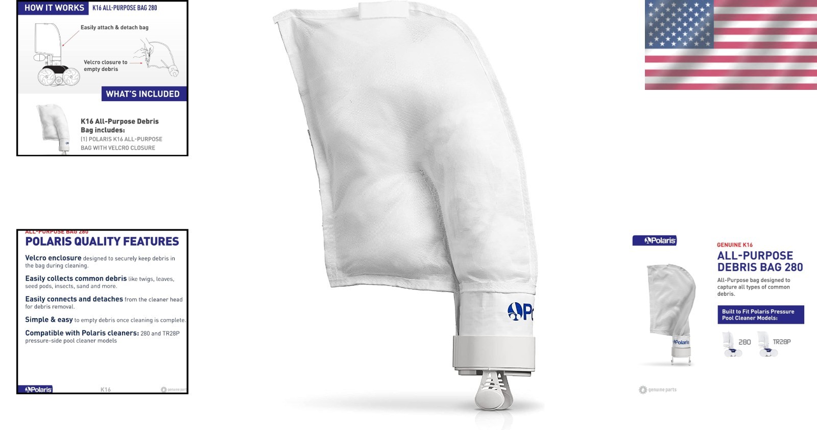 Zodiac K16 All Purpose Bag for Pressure-Side Cleaners