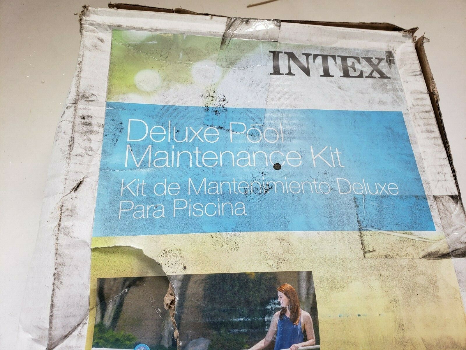 (LOT OF 3) Intex 28003E Blue White Deluxe Above Ground Pool Maintenance Kit