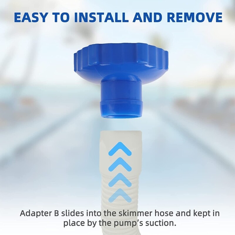 Swimming Pool Adapter Hose Connector Skimmer Wall Mount Hose Adapter for 28000E