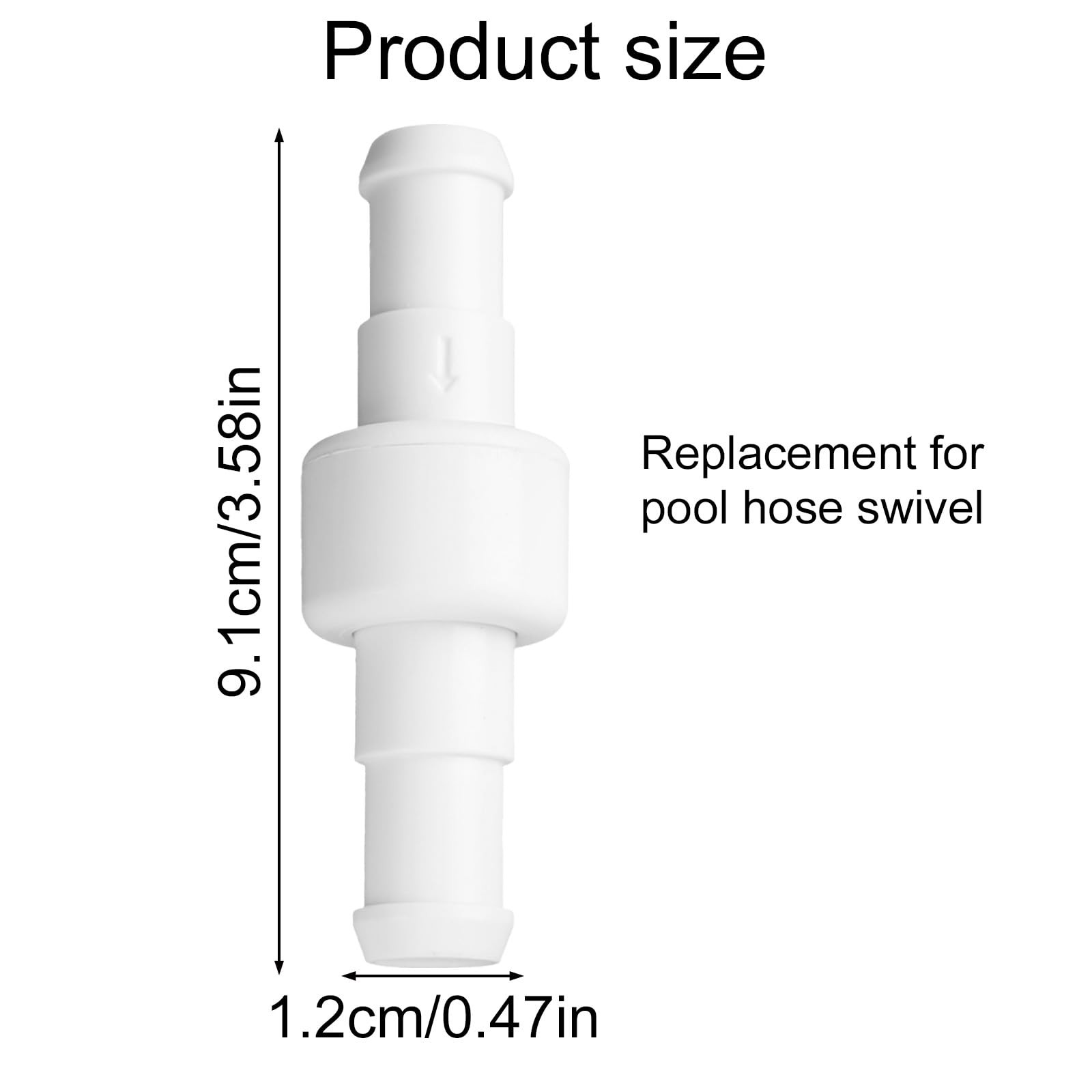 3pcs 180, 280, 380 Pool Cleaner Ball Bearing Hose Swivel Combo Kit Replacemen…