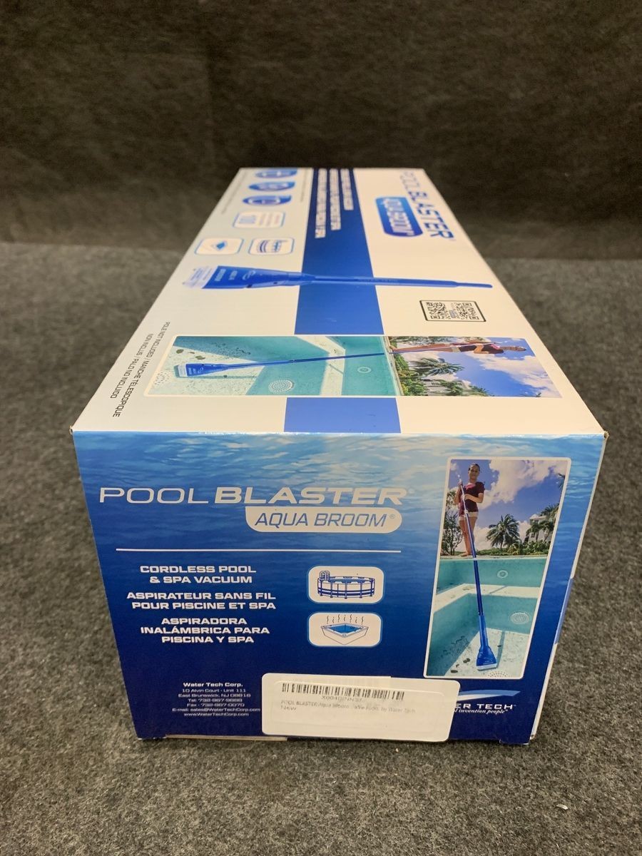 POOL BLASTER Aqua Broom Hot Tub Vacuum Cordless Spa Vacuum