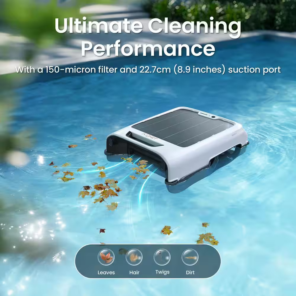 Ecosurfer M2 Robotic Pool Skimmer: with 24/7 Continuous Cleaning, Anti-Leakage C