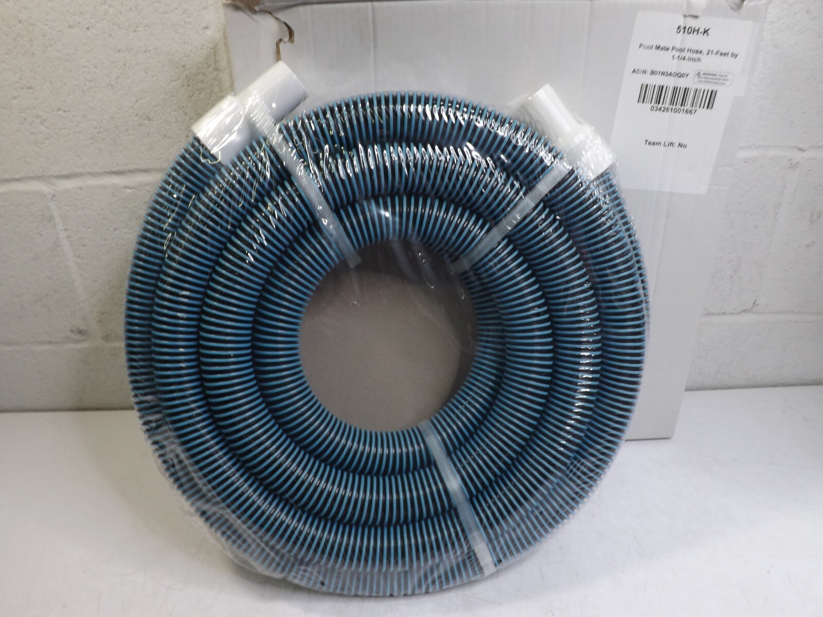 Robelle Spiral Vacuum Swimming Pool Cleaner Hose – 21&prime; x 1.25&Prime;