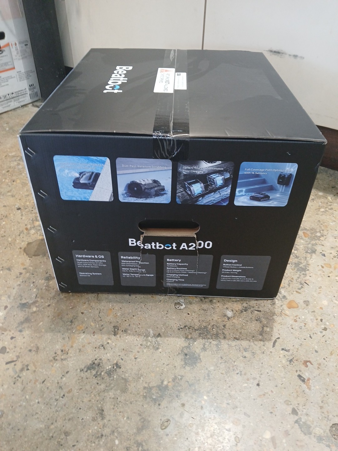 Beatbot A200 3-in-1 Robotic Pool Cleaner Black – New In Box