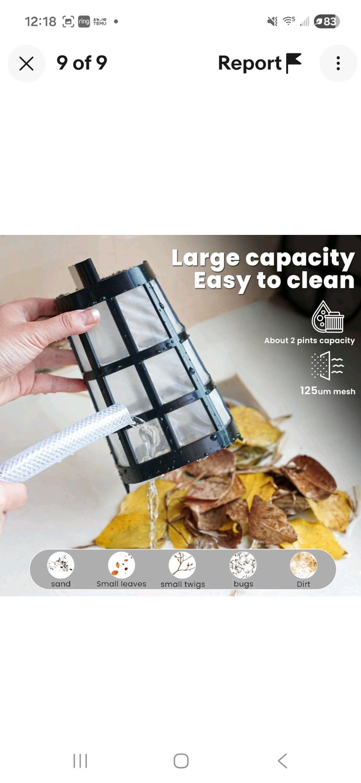 Handheld Pool Vacuum Cordless Powered Pool and Spa Vacuum Rechargeable Vacuum