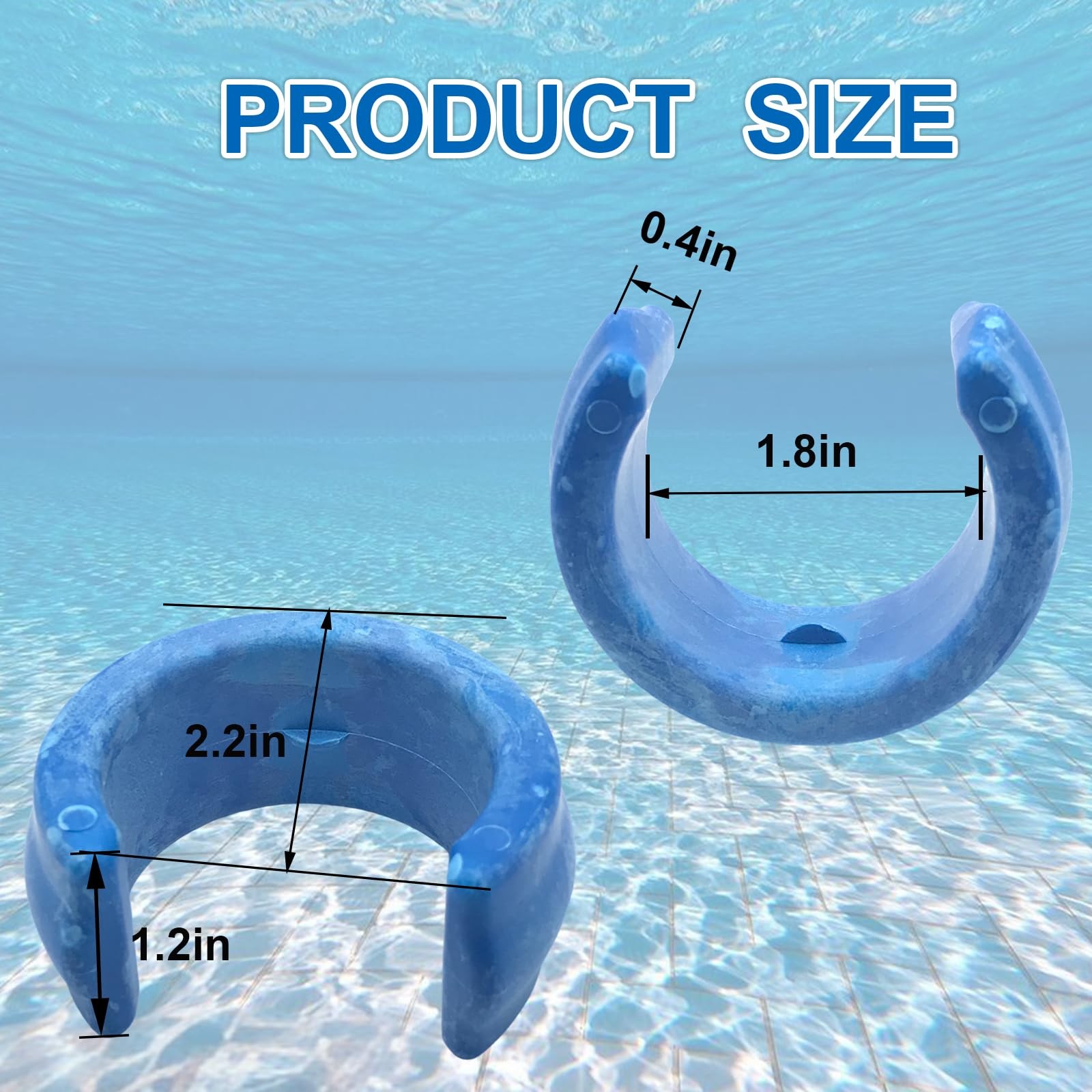 10 Pack Universal Pool Hose Weights for The Pool Cleaner with Zodiac Baracuda…