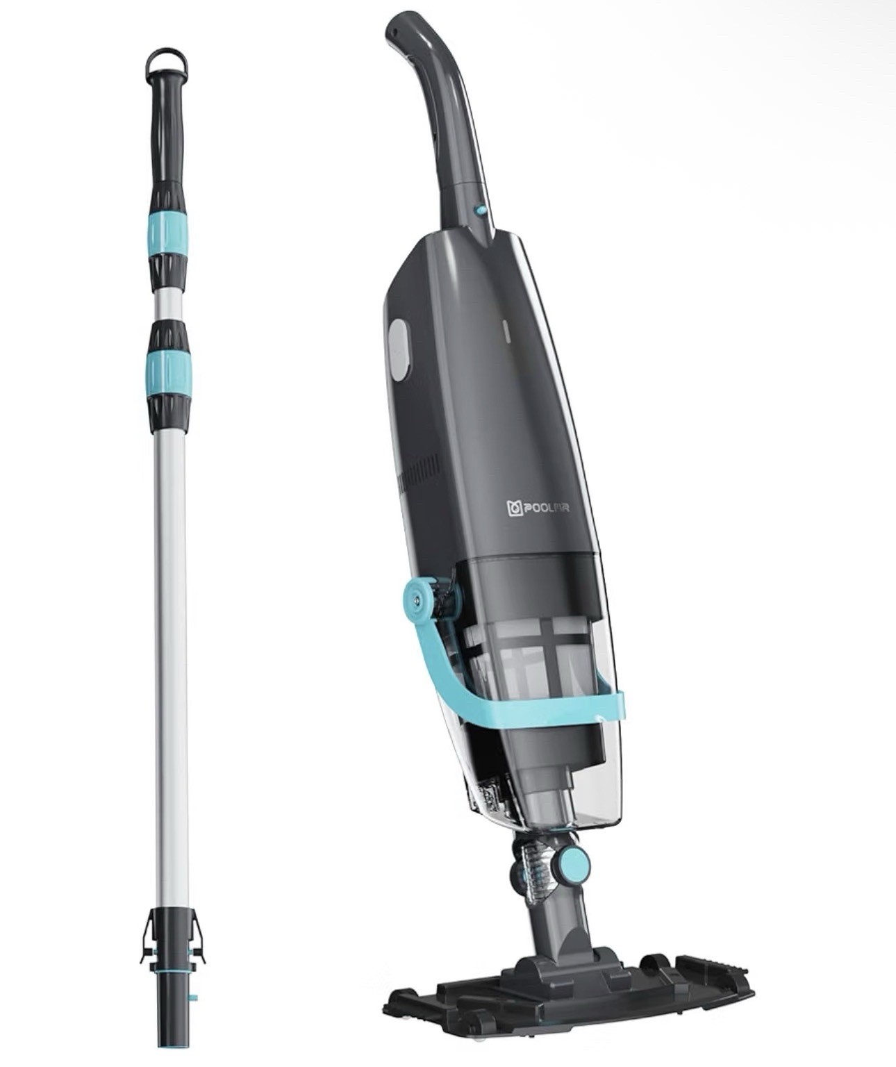 PoolMr Cordless Handheld Pool Vacuum, Rechargeable Pool Cleaner, 18.5 Gal/Min