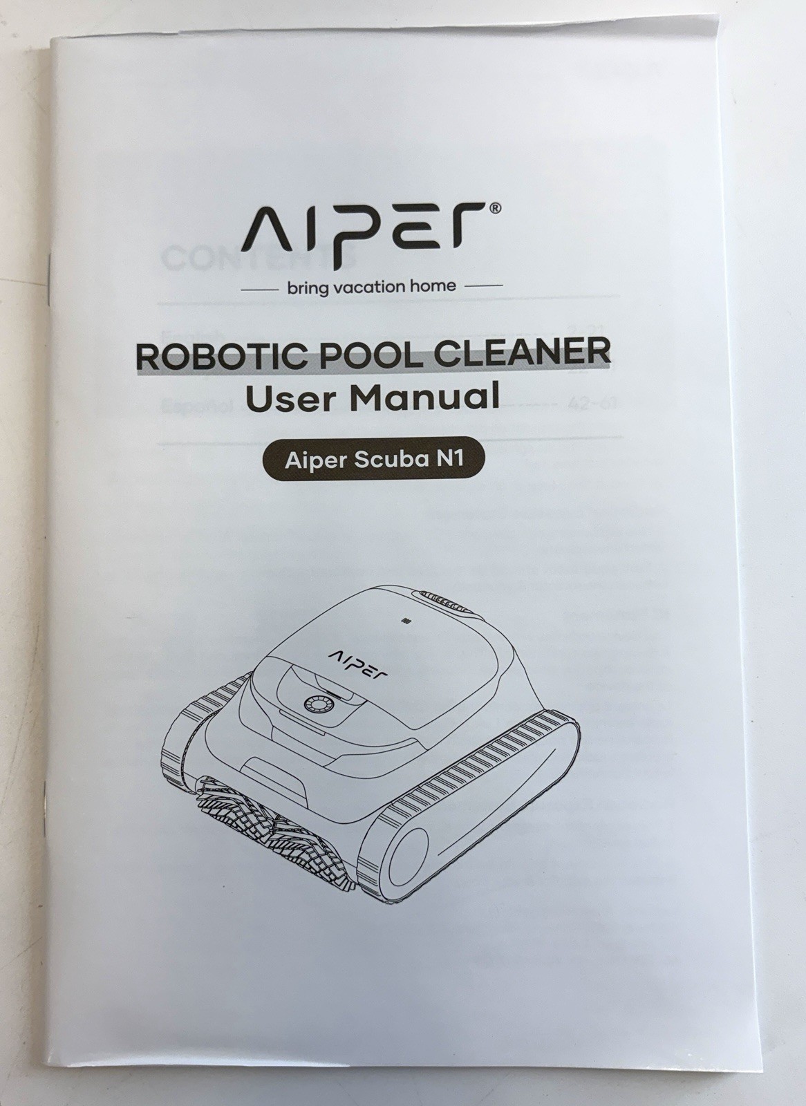 Aiper Scuba N1 Cordless Robotic Pool Vacuum For In Ground Pools Model Scuba N1