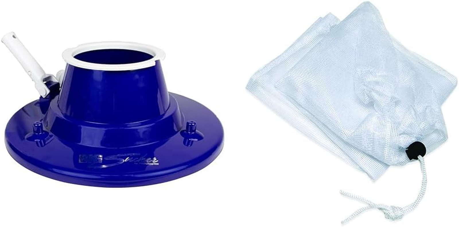 28300 Big Sucker Manual Swimming Pool Leaf Vacuum Head Bundle with 28823 Deluxe