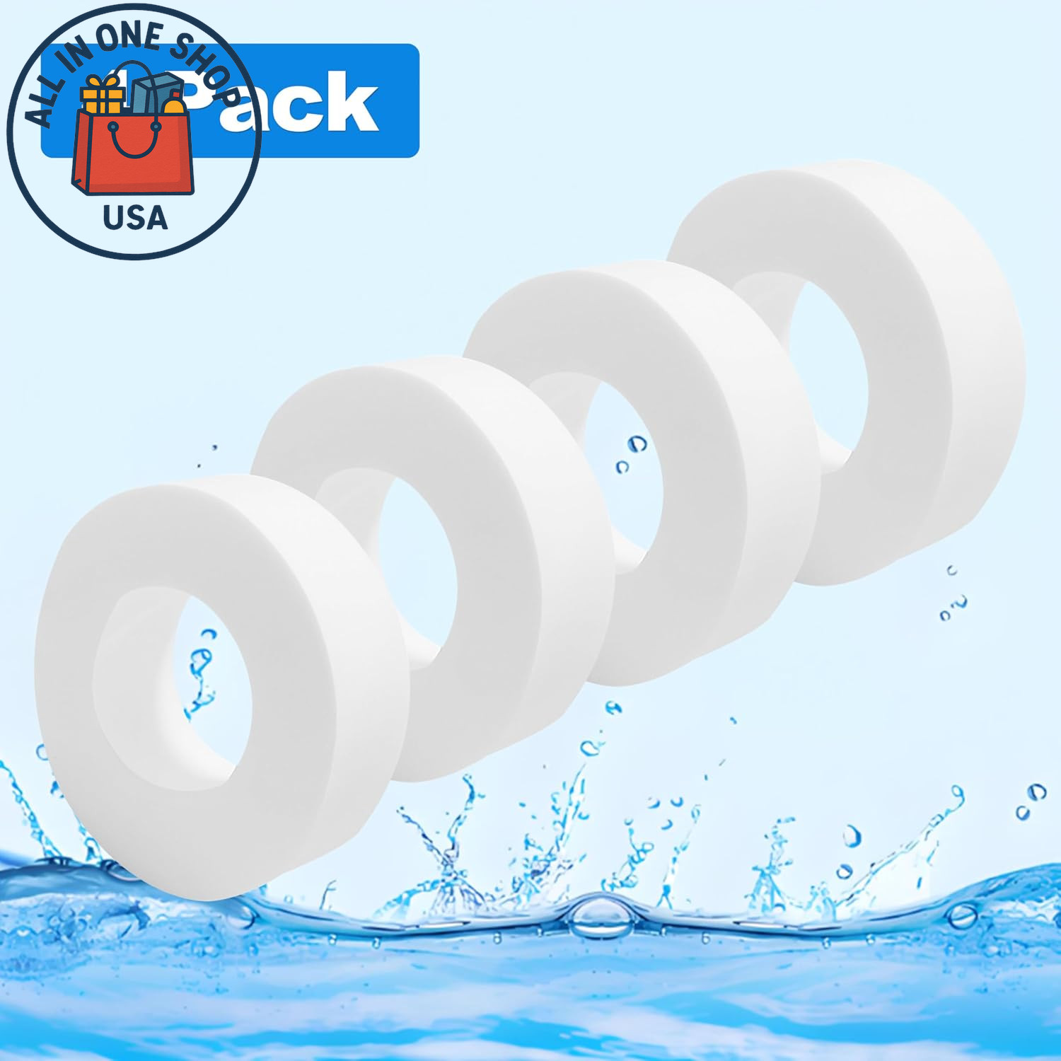 Replacement Climbing Ring for Maytronics Dolphin Pool Cleaners (4 Pack)