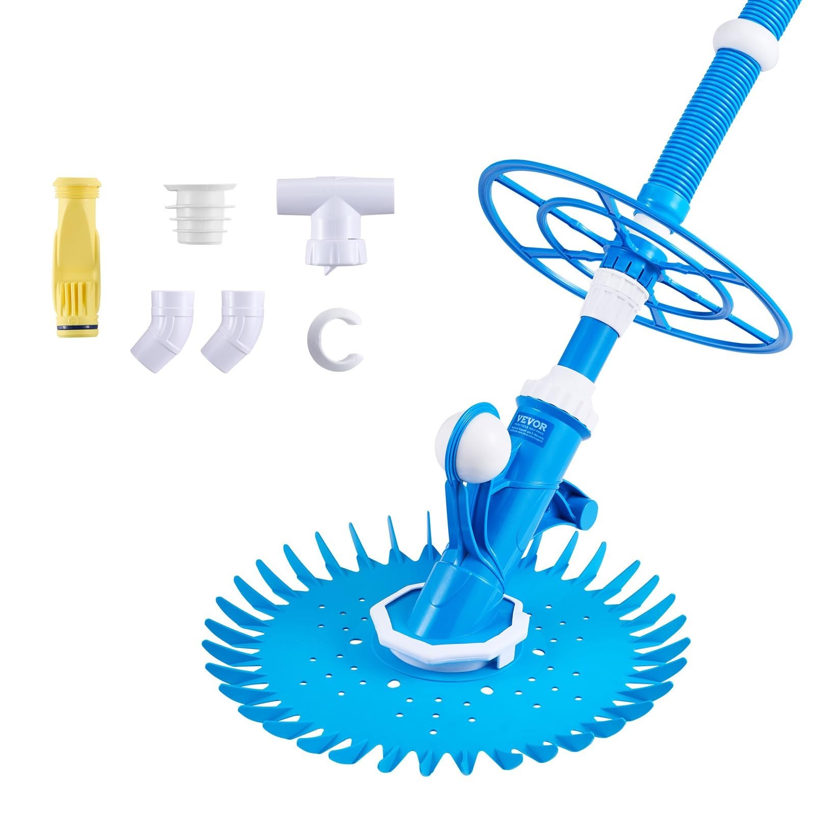 Automatic Suction Pool Cleaner – In-Ground & Above-Ground Vacuum Sweeper, 12 Hos
