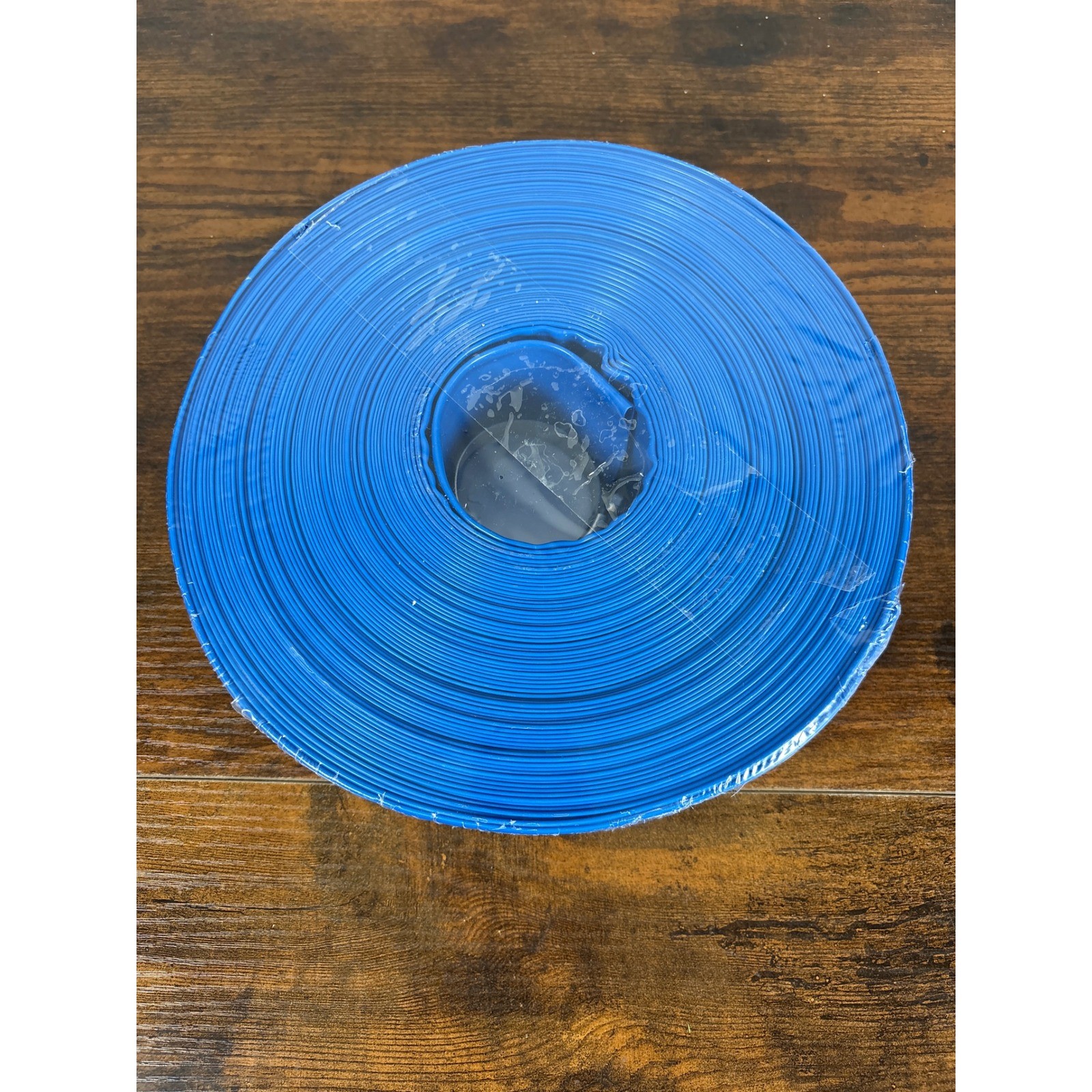 US Pool Supply USP BH-100 Heavy Duty PVC Pool Backwash Hose 1-1/2in x 100ft Blue