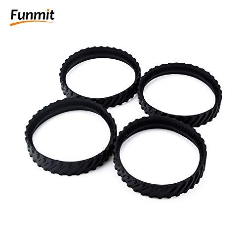 4 Pack Pool Cleaner Wheel Tires – Heavy-Duty Rubber for Zodiac MX8/MX6 Elite – U