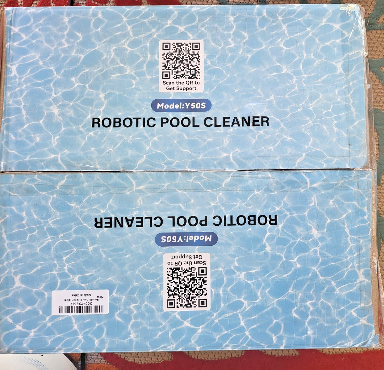 NEW Open Box Y50S Cordless Robotic In-ground Pool Cleaner Wall-Climbing Scrubber