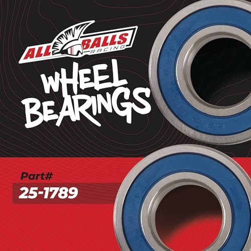 Racing 25-1789 Wheel Bearing Kit Rear Compatible With/Replacement For Yamaha