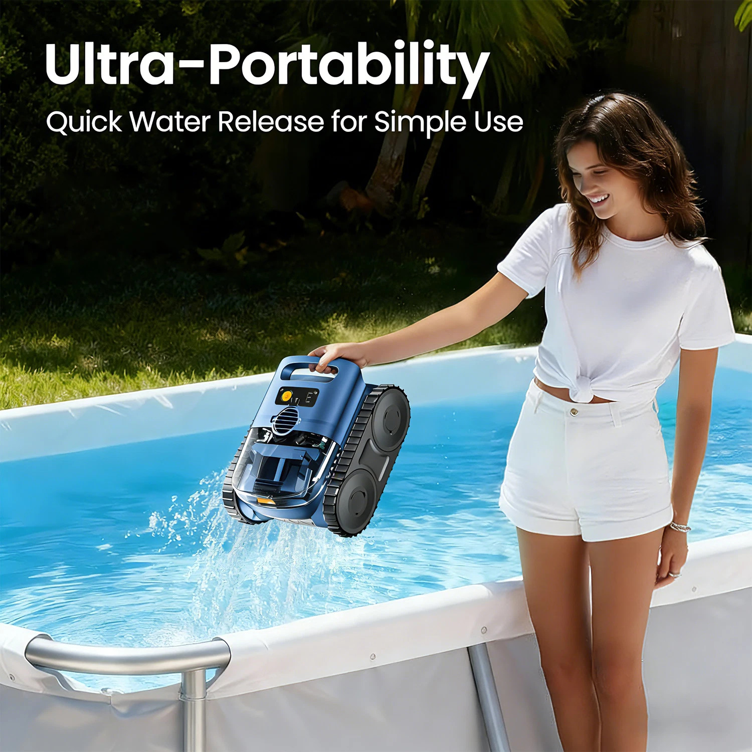 New Automatic Pool Cleaner Wall Climbing Waterline/Wall/Floor Cleaning For Pools