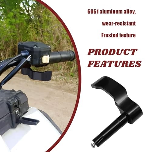Aluminum Thumb Throttle Control Lever – Direct Fit for Polaris Sportsman Black