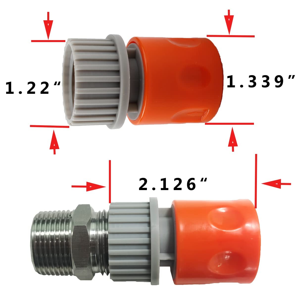 Quick Coupler for Portable Pool Vacuum Jet Cleaner for Inflatable Pool Vacuum…