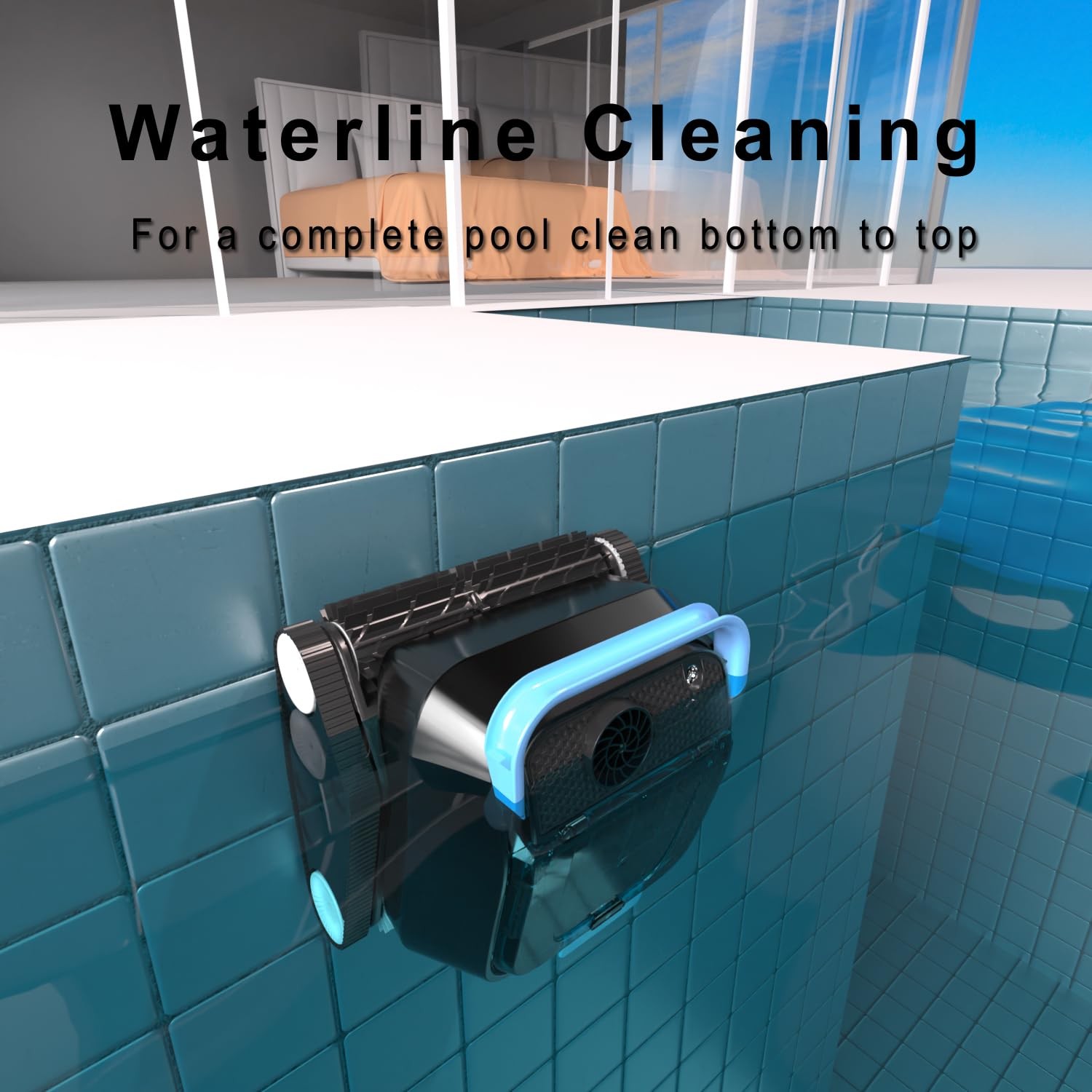 Black Pearl Ultra Robotic Pool Cleaner – Battery-Powered Inground Vacuum for …