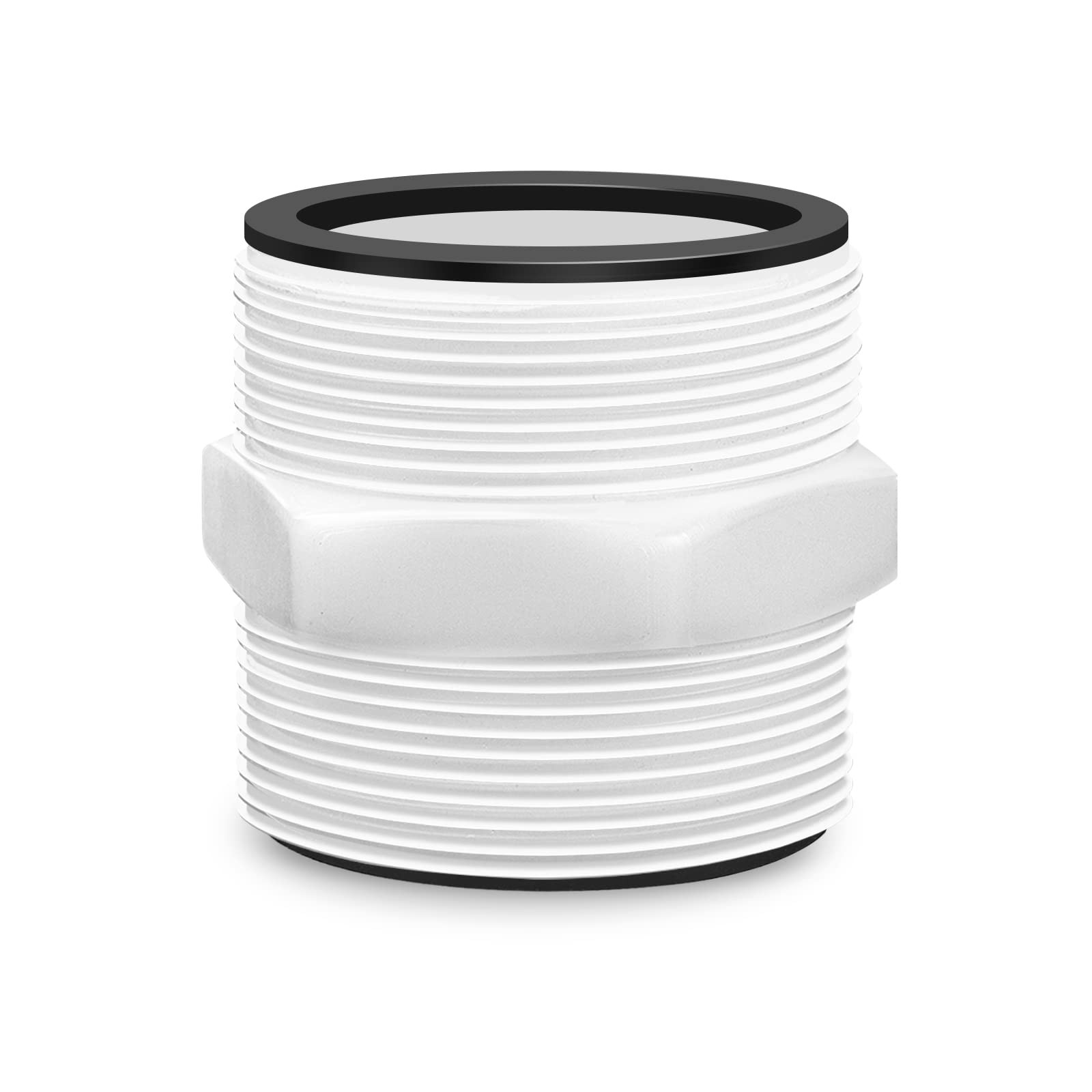 Pool Hose Adapter for Intex Above Ground Pools Pump Parts -1.5 1 Pack, White
