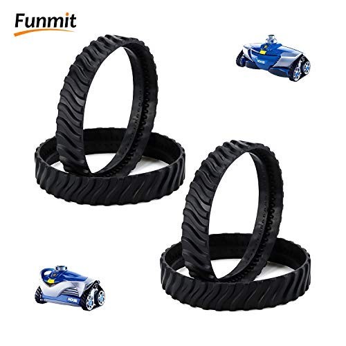 4 Pack Pool Cleaner Wheel Tires – Heavy-Duty Rubber for Zodiac MX8/MX6 Elite – U