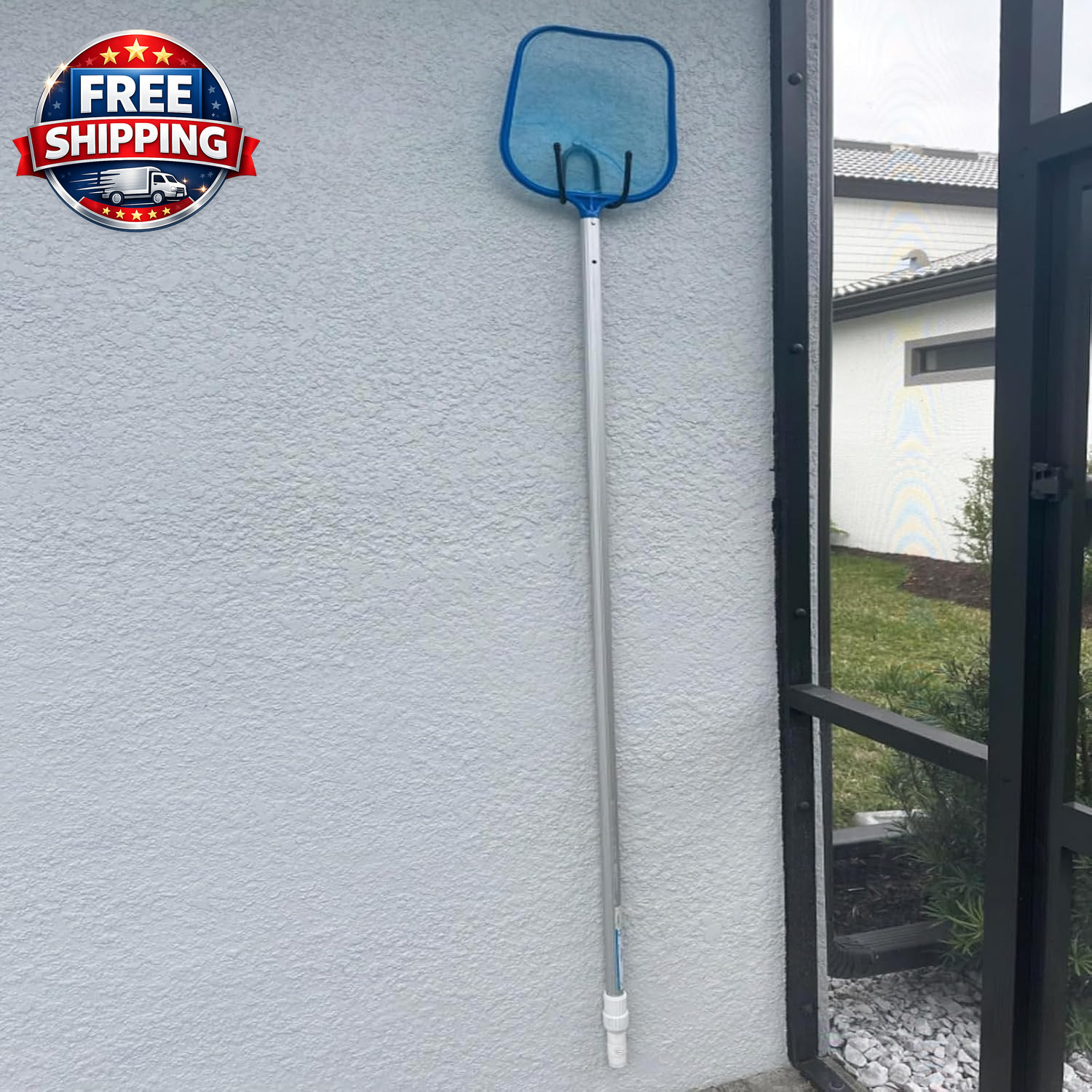 Non Rust Pool Pole Hangers – Ideal Pool Fence or Wall Mount Storage Hooks for Po