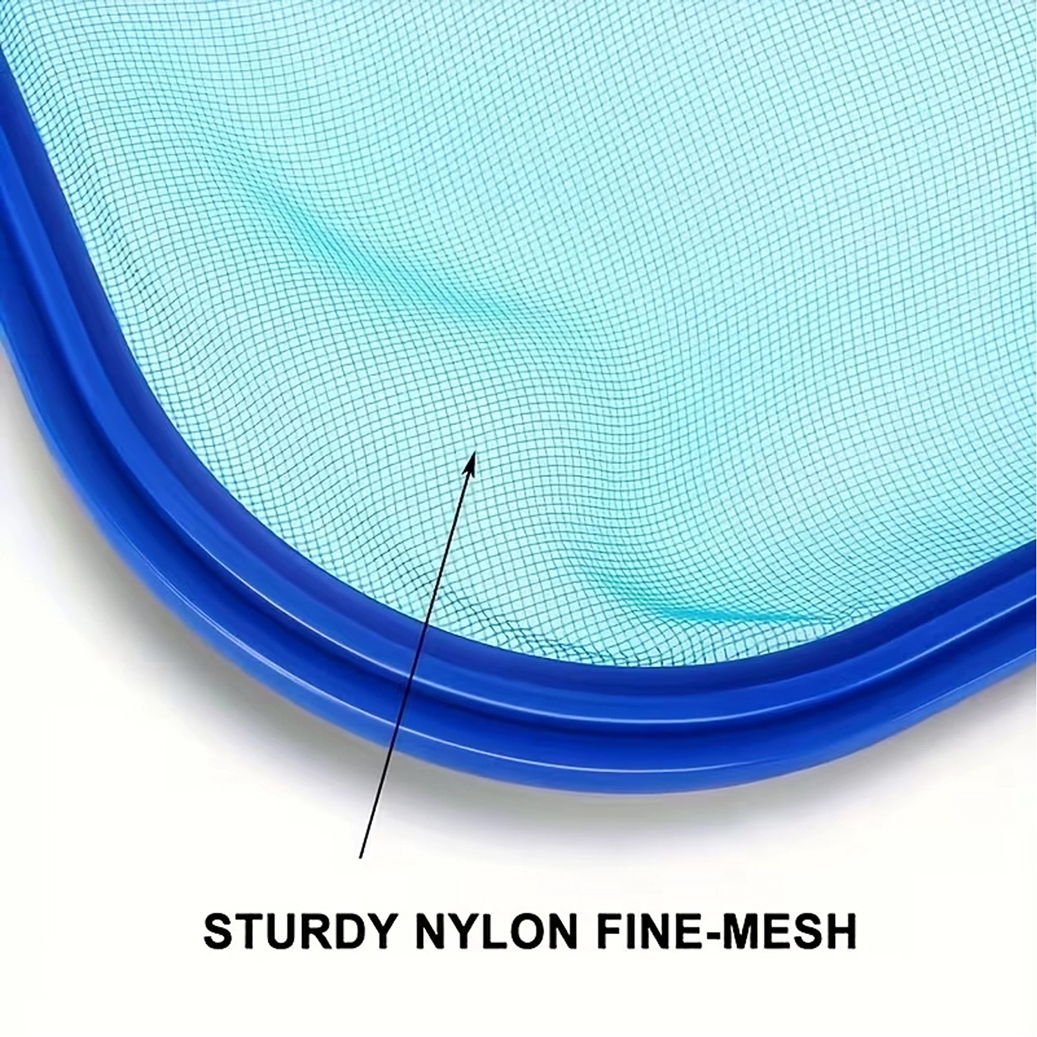 Pool Skimmer Net, Deep Pool Leaf Net with Reinforced Frame, Large Capacity ASP