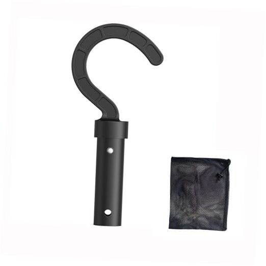 Pool Hooks for Poles Hook for Robotic Pool Cleaner Pool Pole Hooks 1 Pack Black
