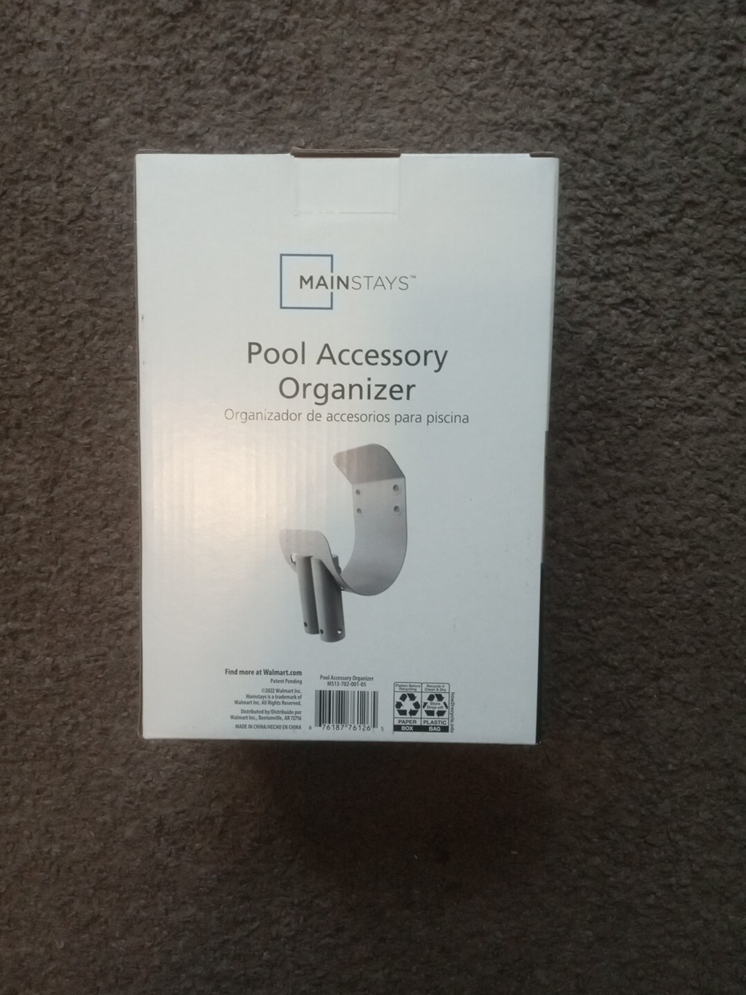 Pool Accessory Wall-hanging Rack For Organizing Pool Maintenance Tools Brand New