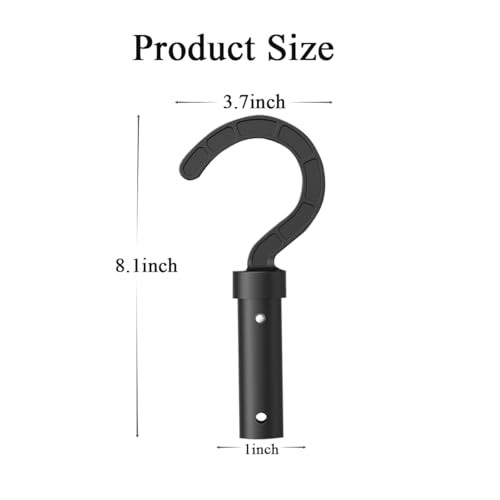 Pool Hooks for Poles Hook for Robotic Pool Cleaner Pool Pole Hooks 1 Pack Black