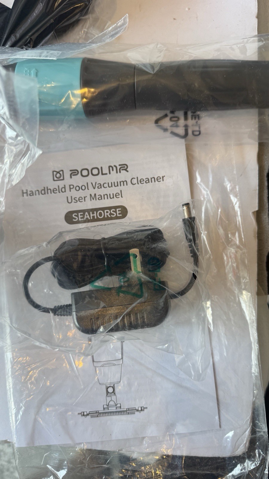 PoolMr Cordless Handheld Pool Vacuum, Rechargeable Pool Cleaner, 18.5 Gal/Min