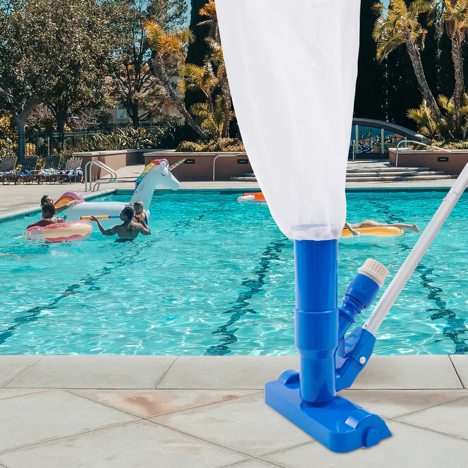 Swimming Pool Spa Suction Vacuum Head Cleaner Cleaning Kit Pool Accessories Tool