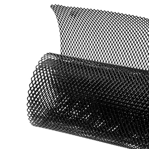 Car Grille Mesh, 40&Prime; × 13&Prime; Multi Functional Auto Aluminum Grill Mesh with 4×8mm