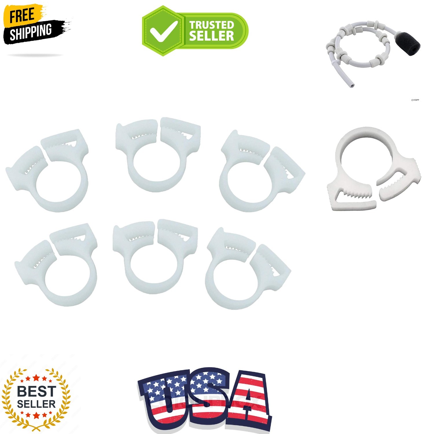Pool Cleaner Sweep Hose Attachment Clamp B15 For Polaris 280 360 380 Pool Cle…