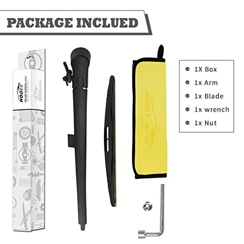 Rear Wiper Arm Blade Kit,Exact-Fit Replacement for 2007-2014 Chevrolet Chevy